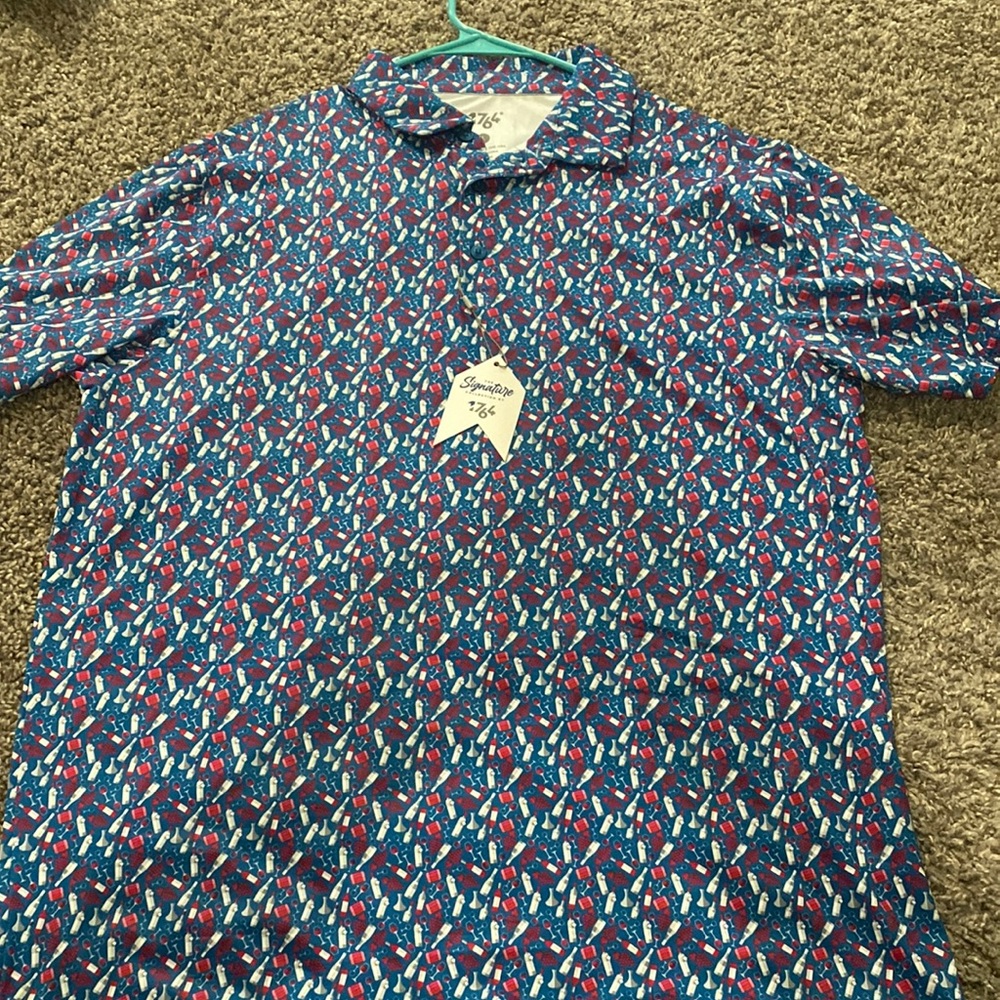 1764 men’s golf shirt